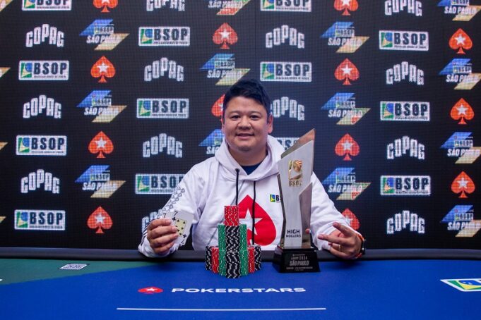 Thiago Tsukamoto conquistou o primeiro título no BSOP